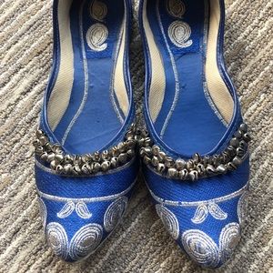 Punjabi Jhutti (Shoes) in Blue